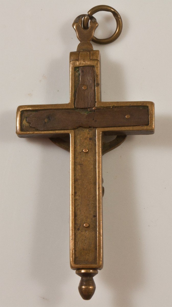 Christ En Croix Pendentif Reliquaire XIIIème-photo-3