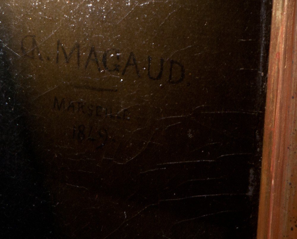 Dominique Antoine Magaud: Portrait Of A Marseille Prefect / Ag 9-photo-1