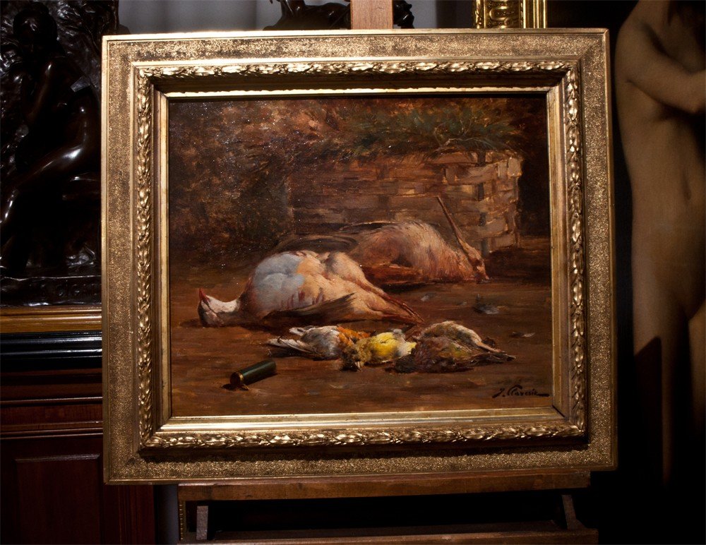 Justin Jules Claverie : Still Life With Game "massacre" / Ag 4-photo-5