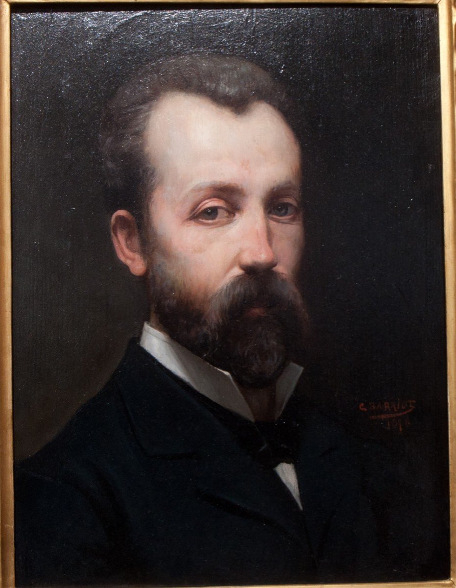 Claude Barriot Said Claudius (1846-1908): Self-portrait / Ag 8-photo-3