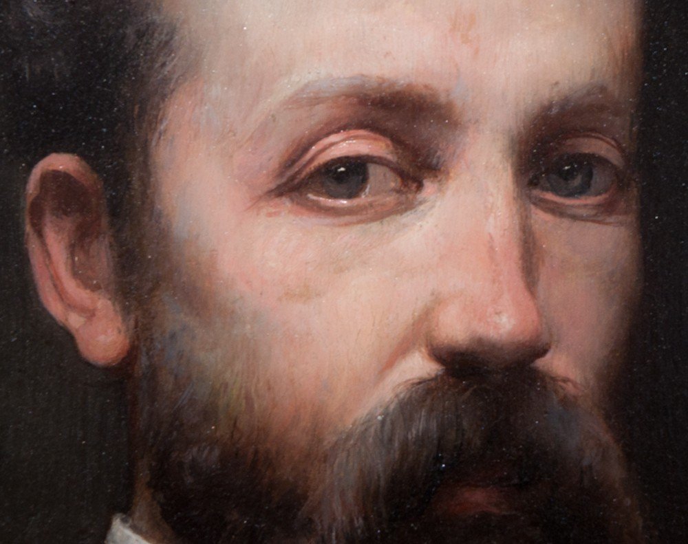 Claude Barriot Said Claudius (1846-1908): Self-portrait / Ag 8-photo-4