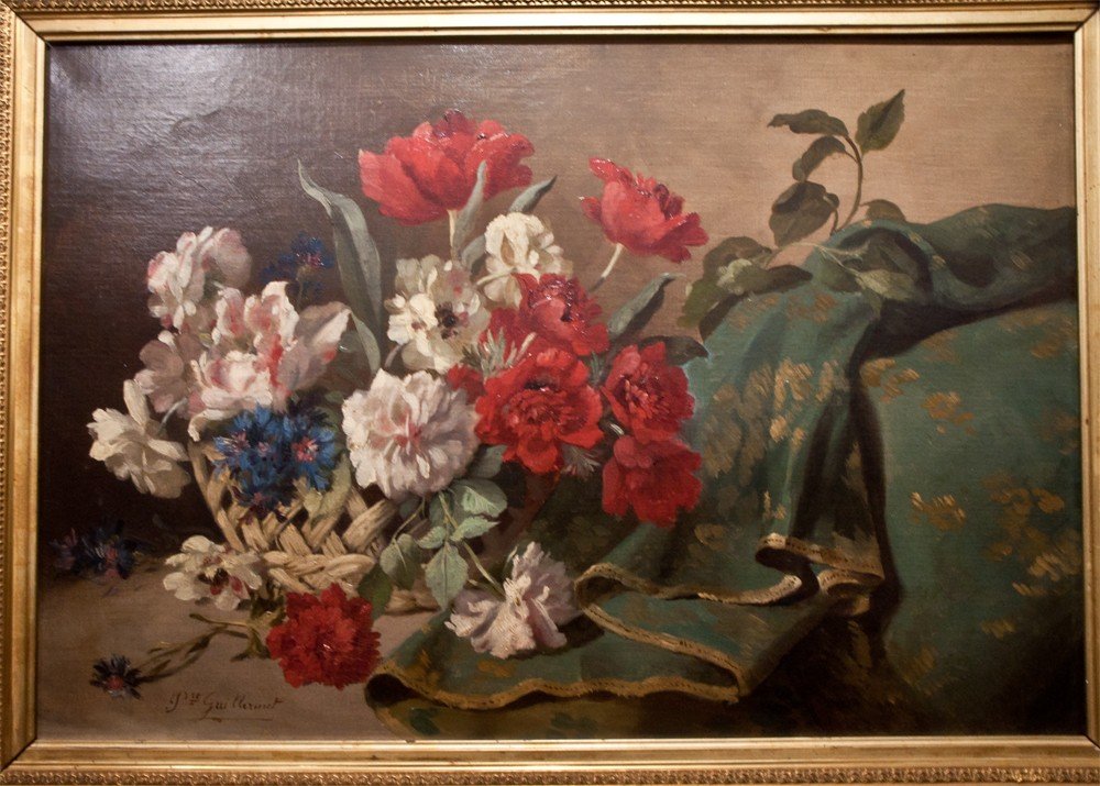 Esther Guillermet, Née Pierret: Still Life With Flowers Ag19-photo-2