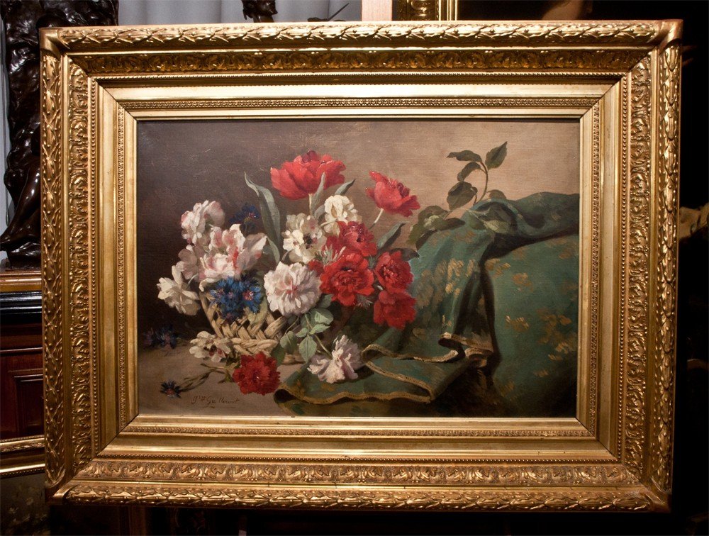 Esther Guillermet, Née Pierret: Still Life With Flowers Ag19-photo-6