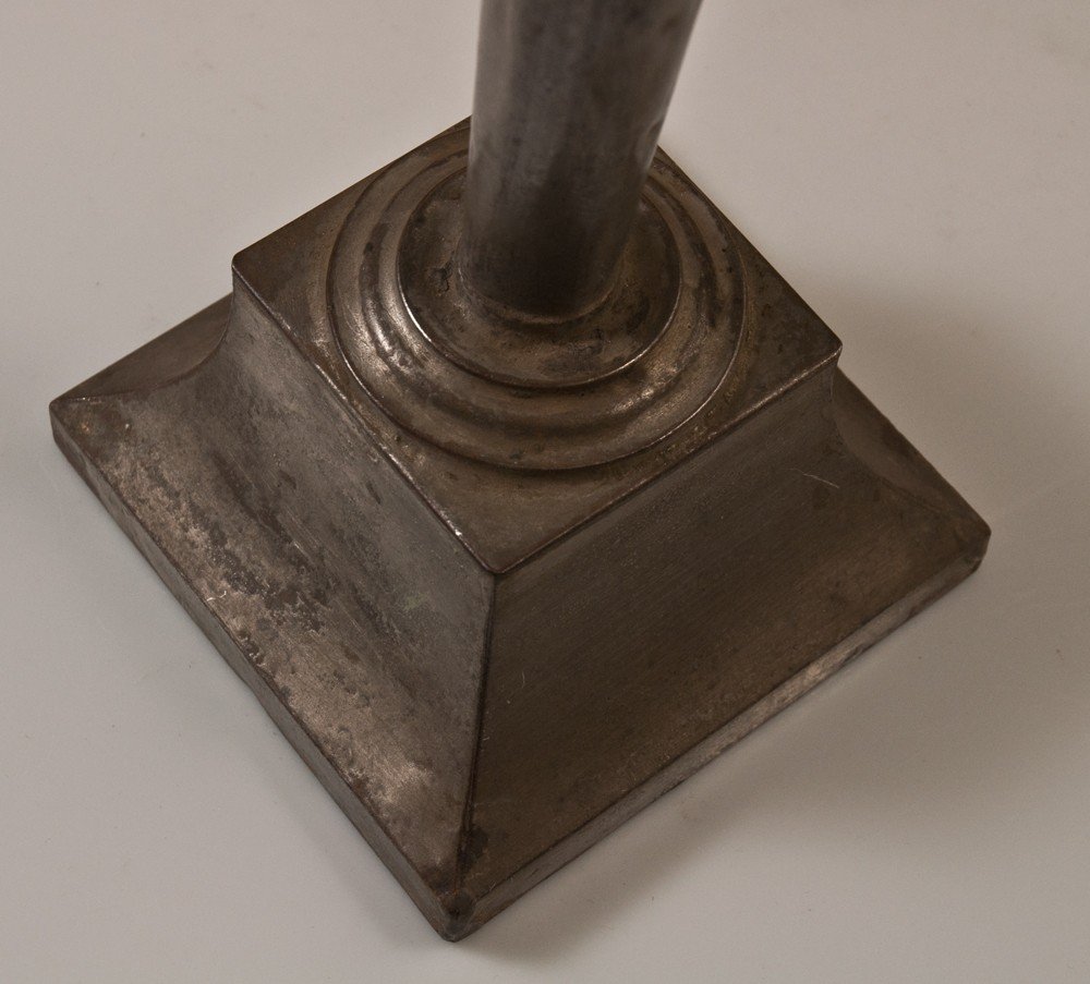Lampe à Huile Verre Et Métal époque Directoire-photo-2