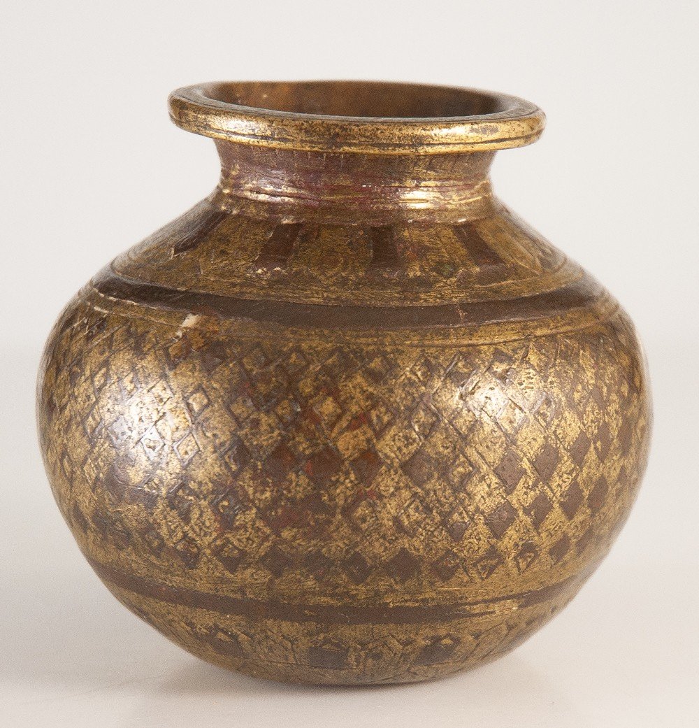 Vase Lota Inde Ganga-jamuna Eau Bénite XVIIIè-photo-1