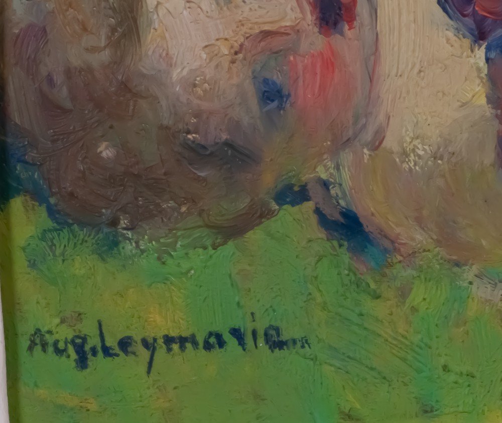 Auguste Louis Leymarie (1880-1958): Children With Grapes -photo-2