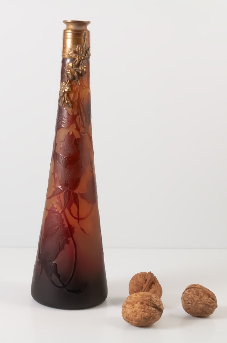 Paul Nicolas d'Argental (1875-1952) Glass Paste Spray Bottle-photo-2