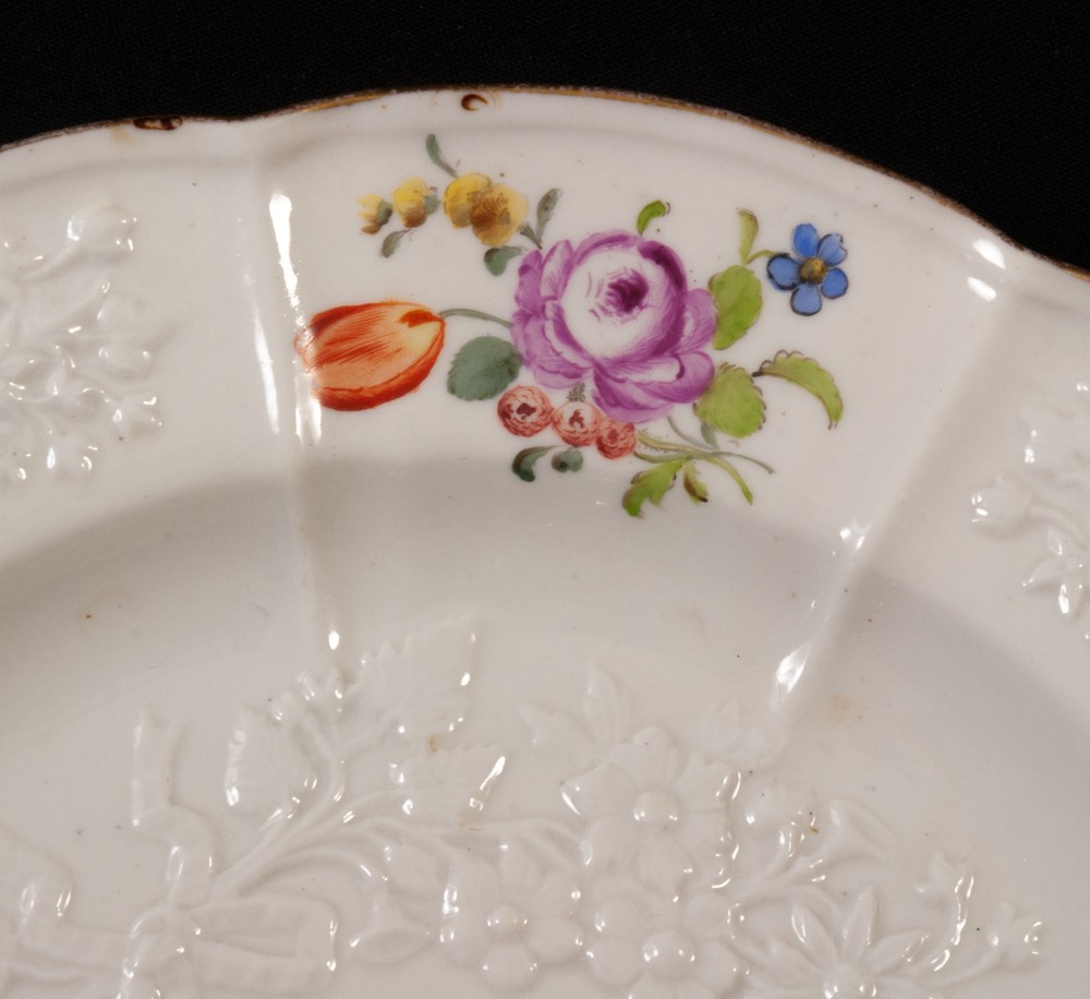 Assiette En Porcelaine Allemande Potschappel Saxe Carl Thieme-photo-1