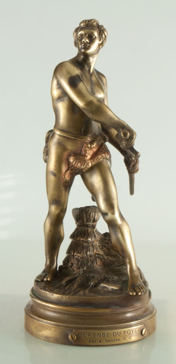 La Défense Du Foyer Bronze A Gaudez