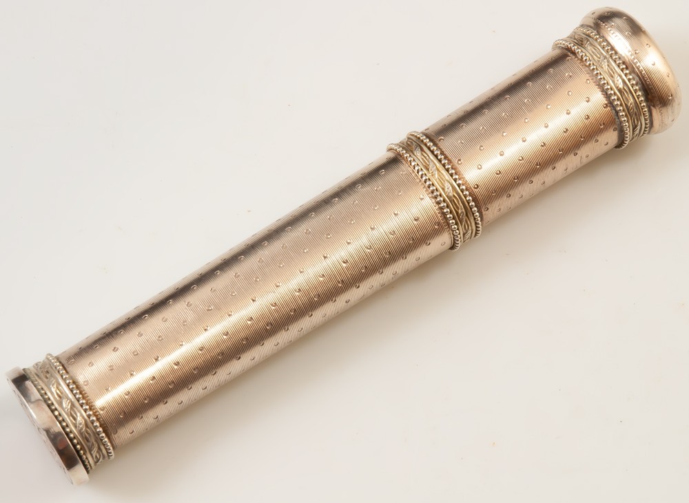 Sterling Silver Vermeil Sealing Wax Case-photo-2