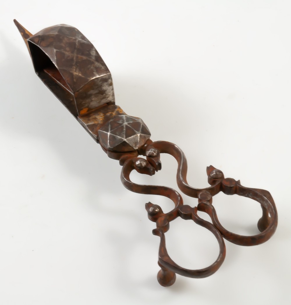 Mouchettes En Fer / Acier Forgé éteignoir à Bougie XVIIIème