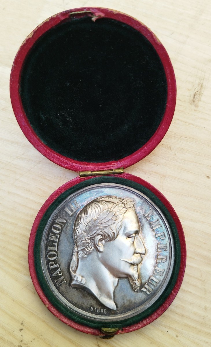 Médaille Argent Napoléon III Empereur