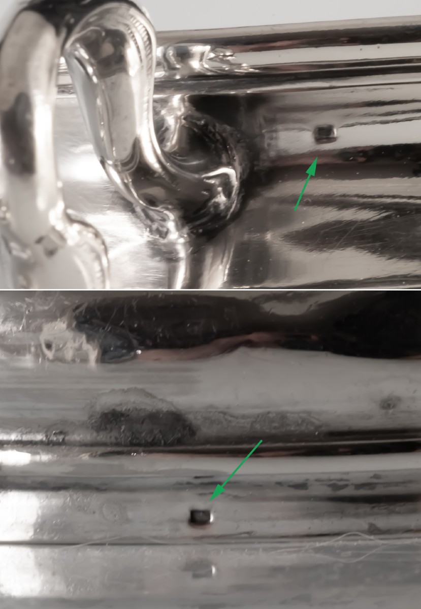 Sucrier en argent massif art nouveau Art & Craft-photo-3