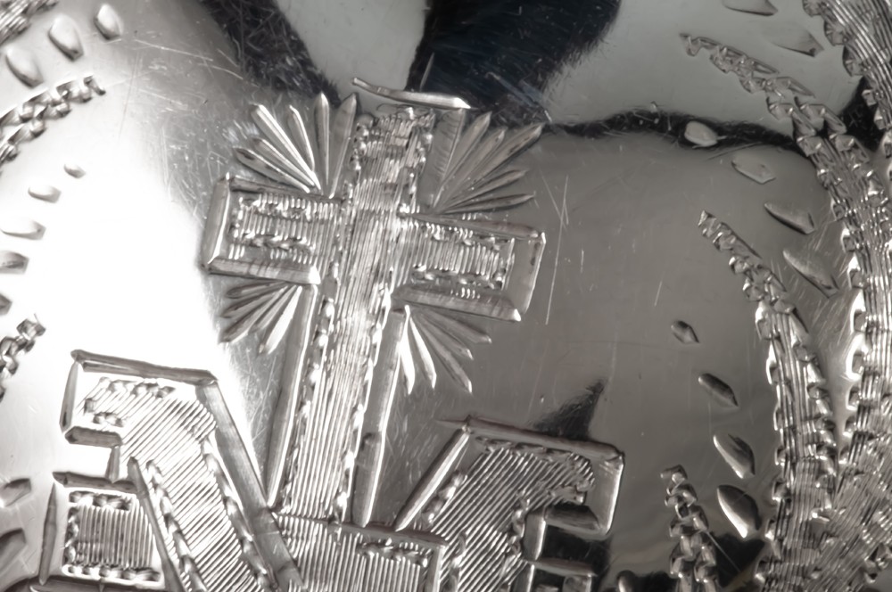 Coeur De Marie En Argent / reliquaire ex voto-photo-1