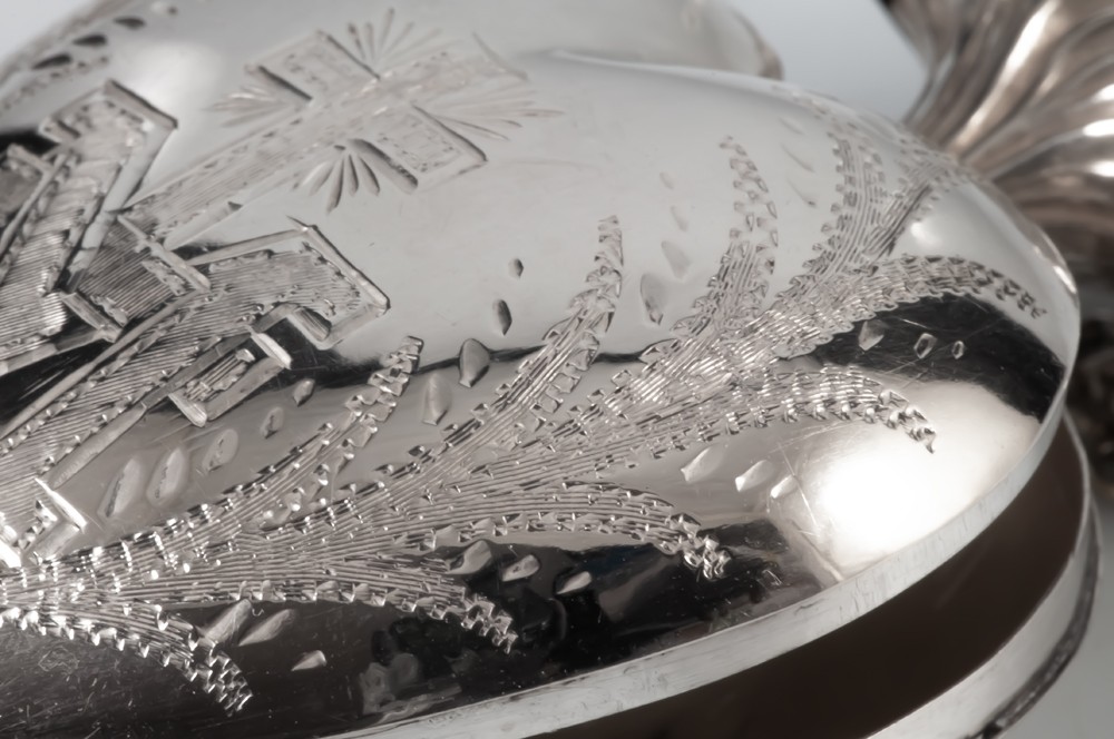 Coeur De Marie En Argent / reliquaire ex voto-photo-3