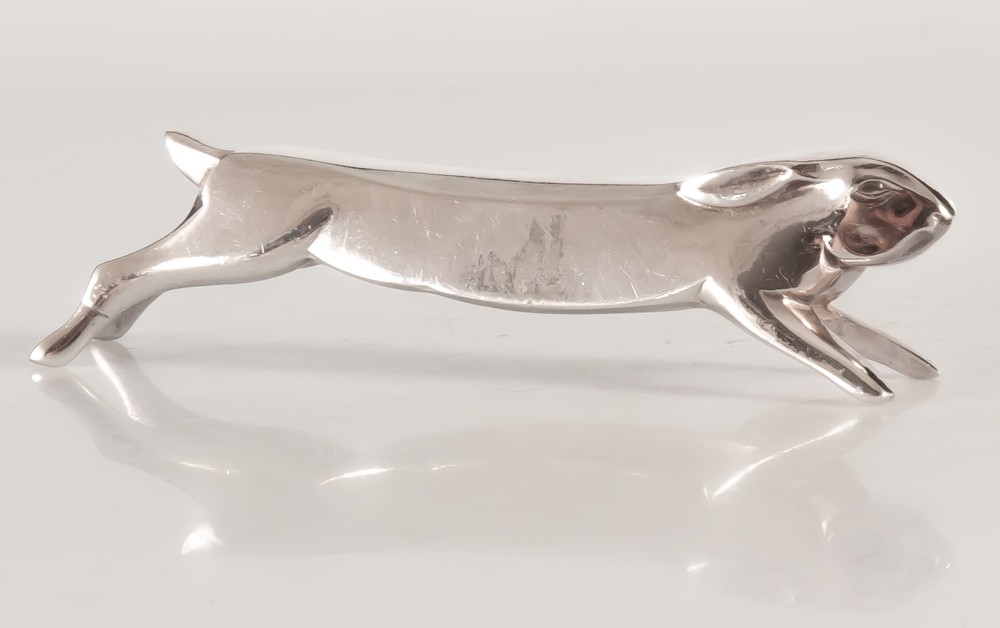 Gallia 12 Art Deco Knife Holders Wolf / Hare / Bear-photo-4