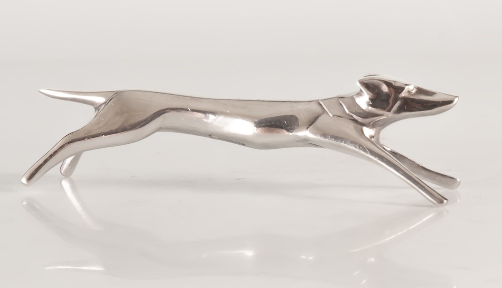 Gallia 12 Art Deco Knife Holders Wolf / Hare / Bear-photo-2
