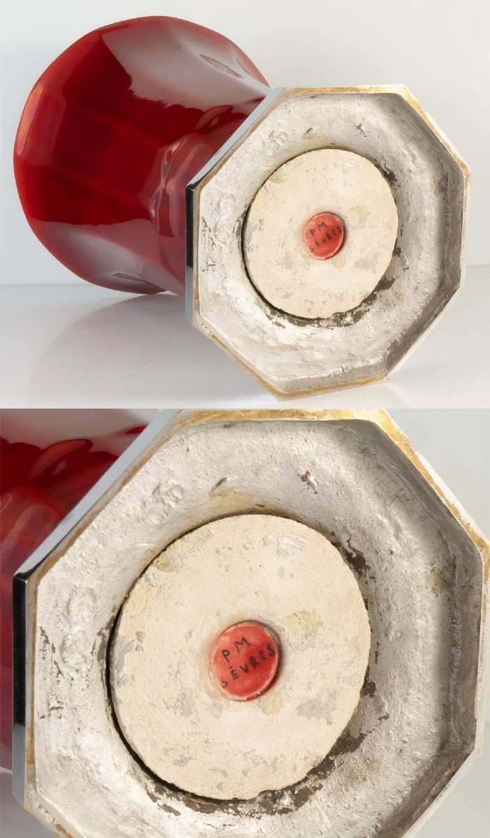 Sèvres Paul Millet Vase En Céramique Art Déco -photo-3