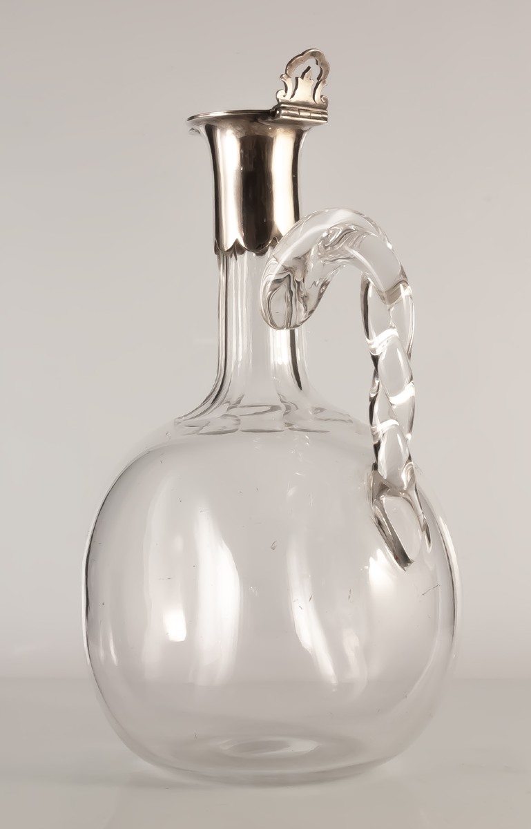 Glass/crystal Ewer Glass/crystal Ewer Silver Mountenglish Silver Mount-photo-2