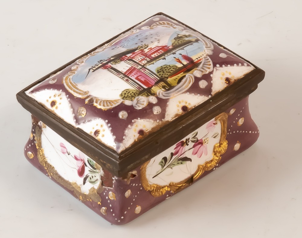 Boite émaillée XVIIIème-photo-2