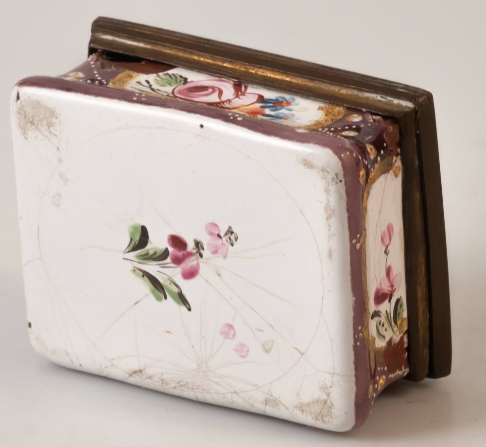 Boite émaillée XVIIIème-photo-4