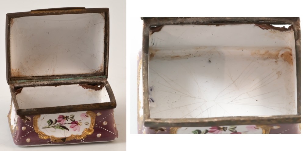 Boite émaillée XVIIIème-photo-2