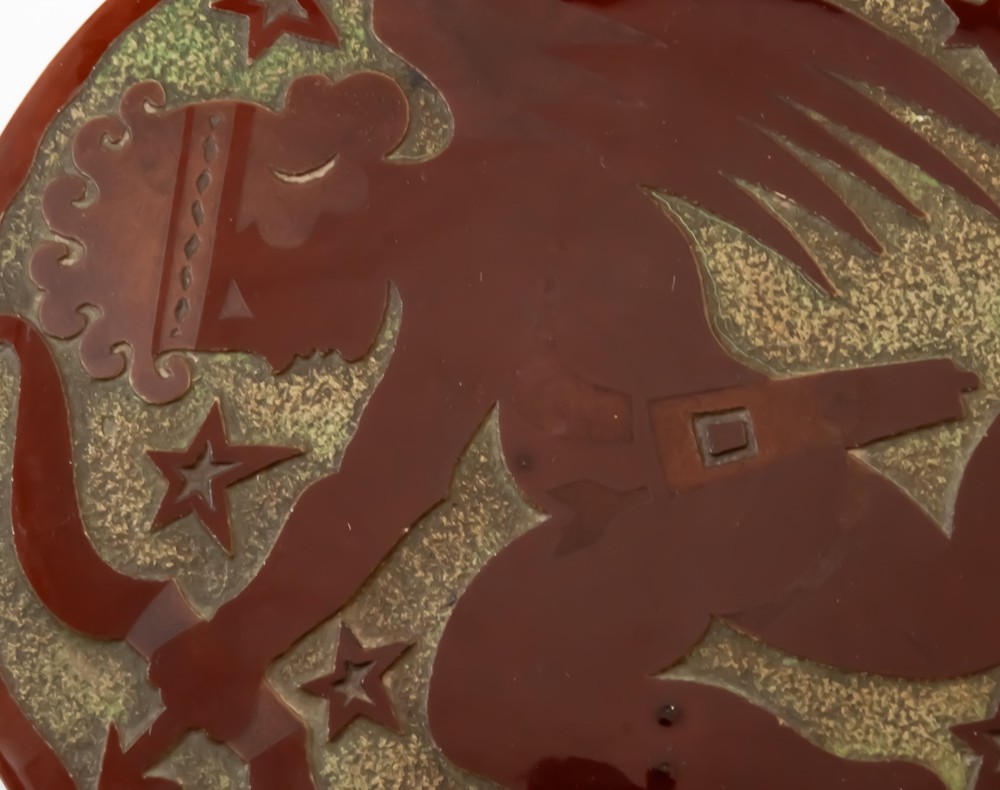 Roger Méquinion ( 1905-1985) Boite / Bonbonnière à décor de cupidon-photo-4