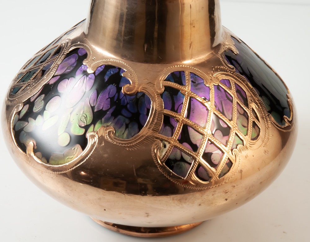 Loetz / Kralik Iridescent Glass Vase-photo-2