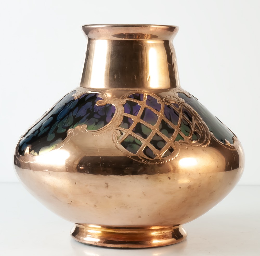 Loetz / Kralik Iridescent Glass Vase-photo-3