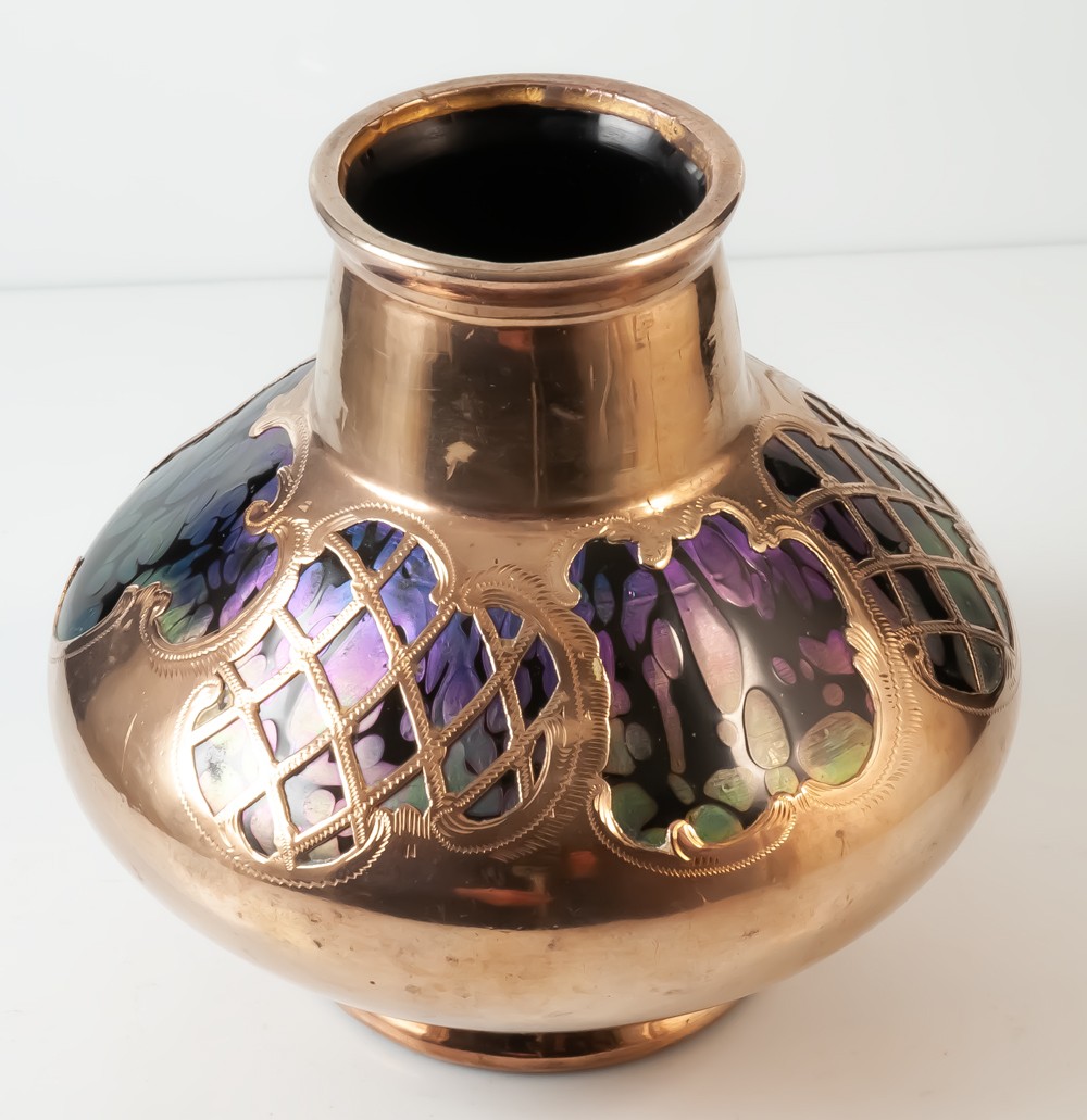 Loetz / Kralik Iridescent Glass Vase-photo-2