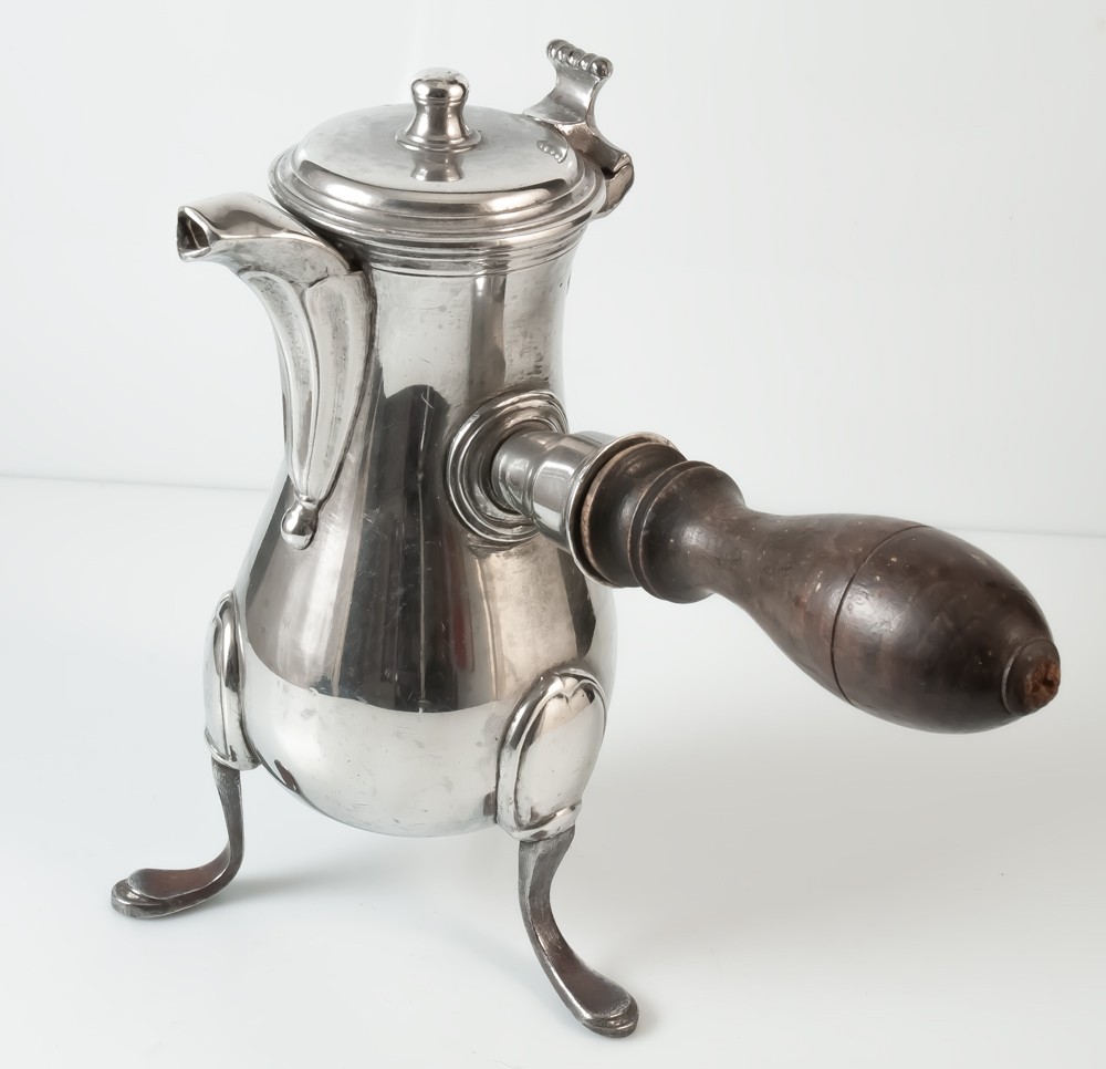 Tripod Coffee And Chocolate Pot, 18th Century -photo-2