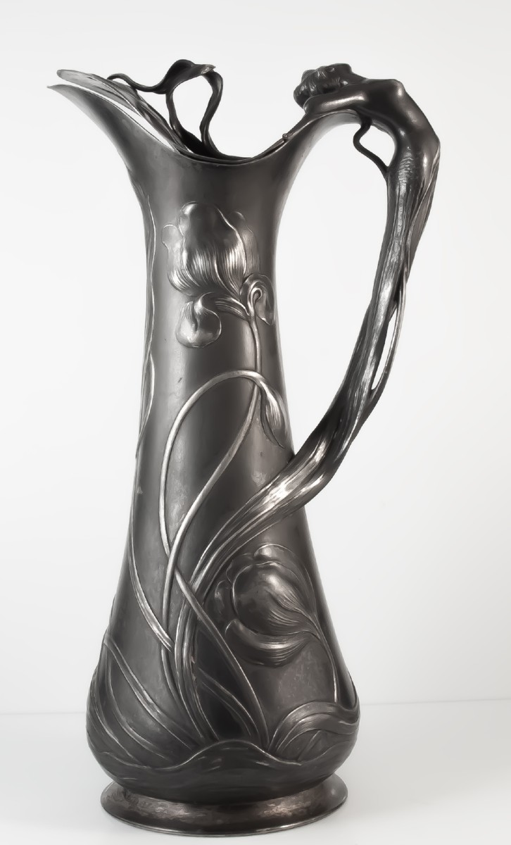 Wmf Art Nouveau Large Mermaid Ewer-photo-2