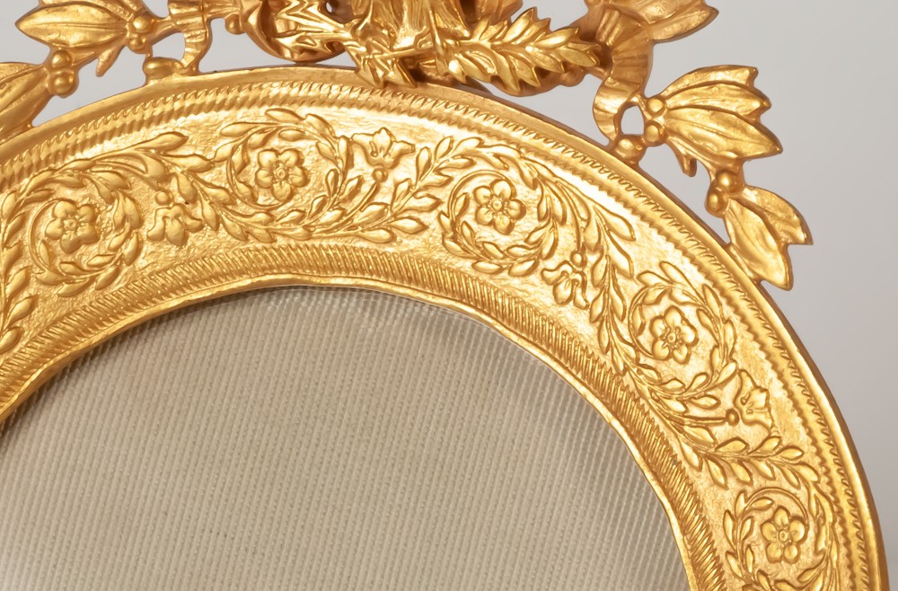 Empire Style Bronze Photo Or Miniature Frame-photo-3