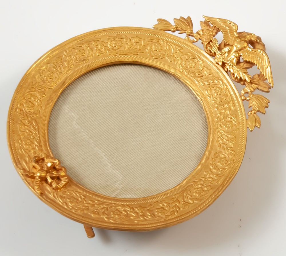 Empire Style Bronze Photo Or Miniature Frame-photo-2