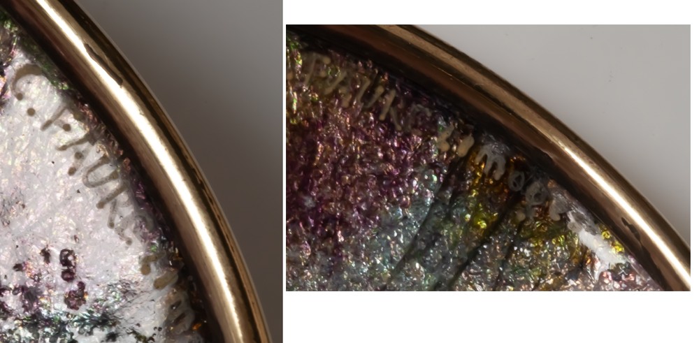 Camille Fauré Limoges coupe en cuivre émaillé-photo-3