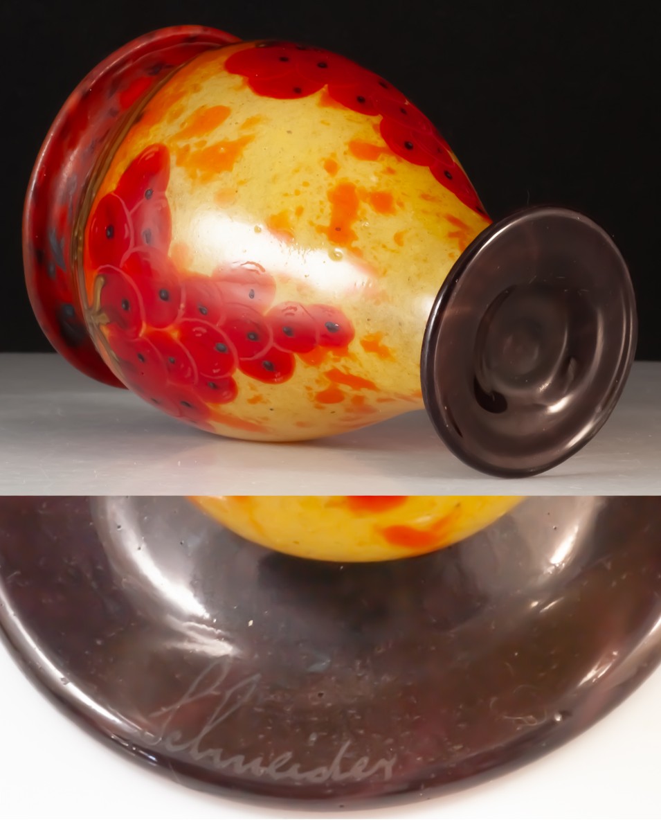 Charles Schneider Vase With Currants/sour Cherries-photo-3