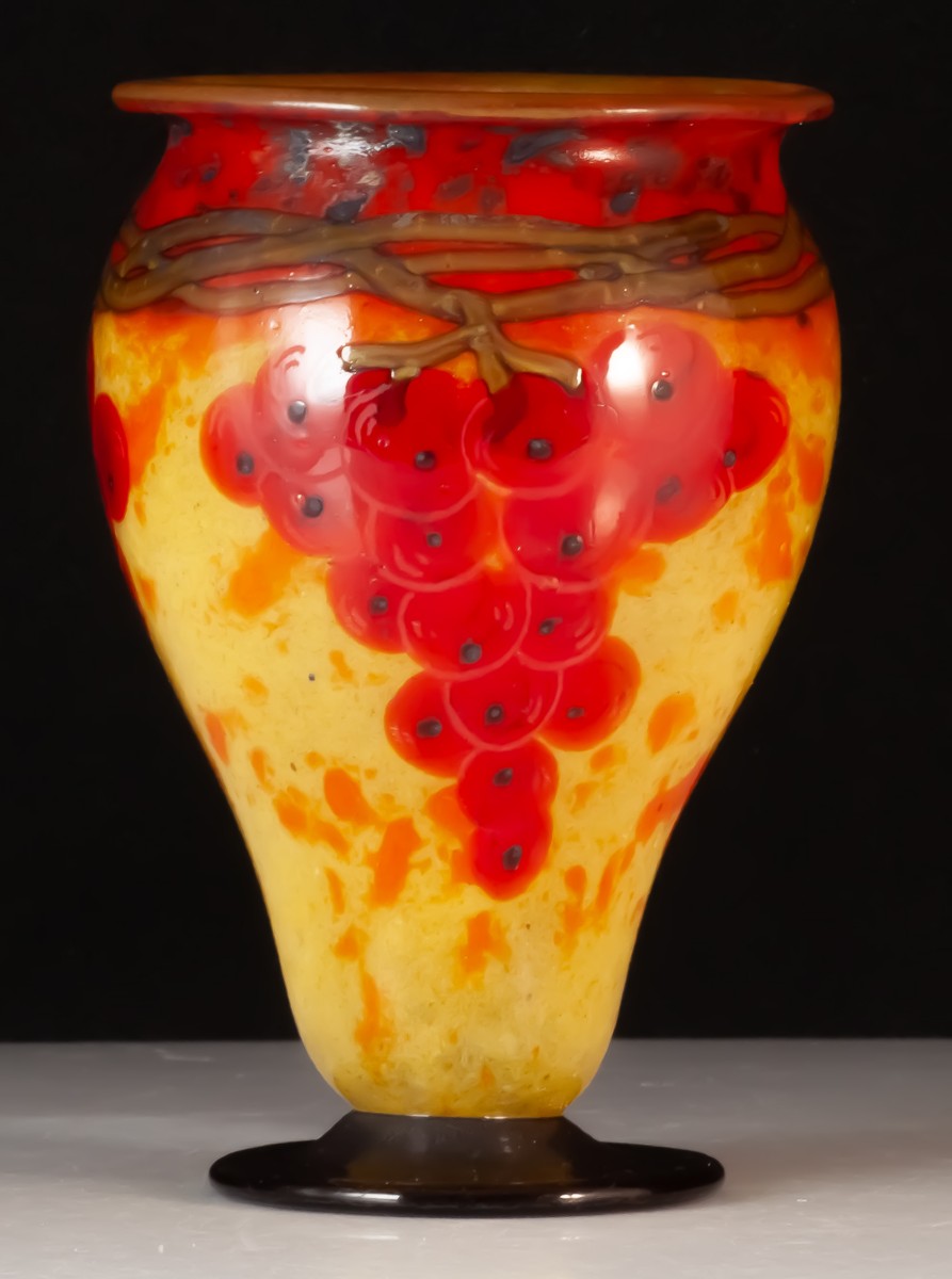 Charles Schneider Vase With Currants/sour Cherries-photo-4