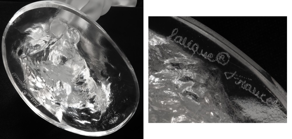 Lalique France Nude Woman "dancer With Lowered Arm"-photo-2