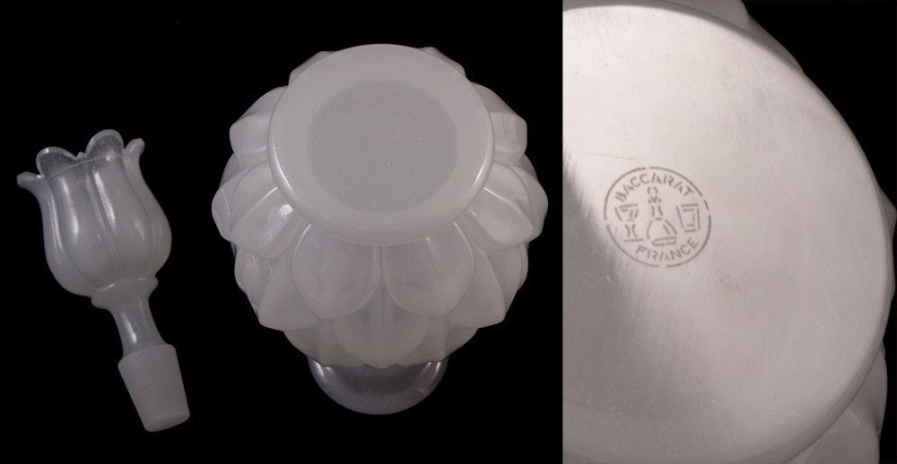 baccarat flacon en opaline ananas-photo-2