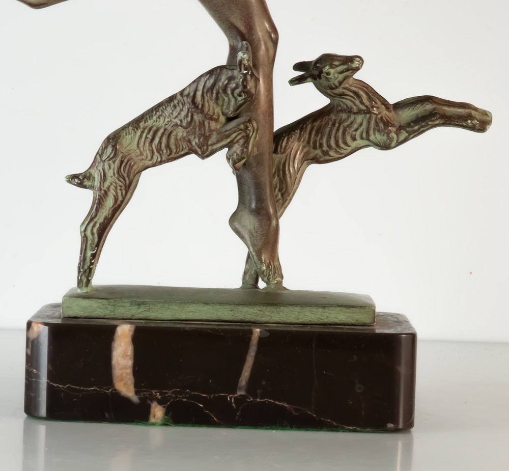 Max Le Verrier, Woman And Ibexes, "escapade" By Fayral-photo-1