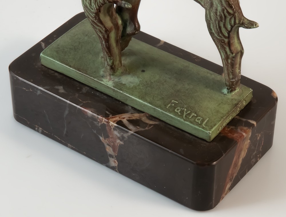 Max Le Verrier, Woman And Ibexes, "escapade" By Fayral-photo-2