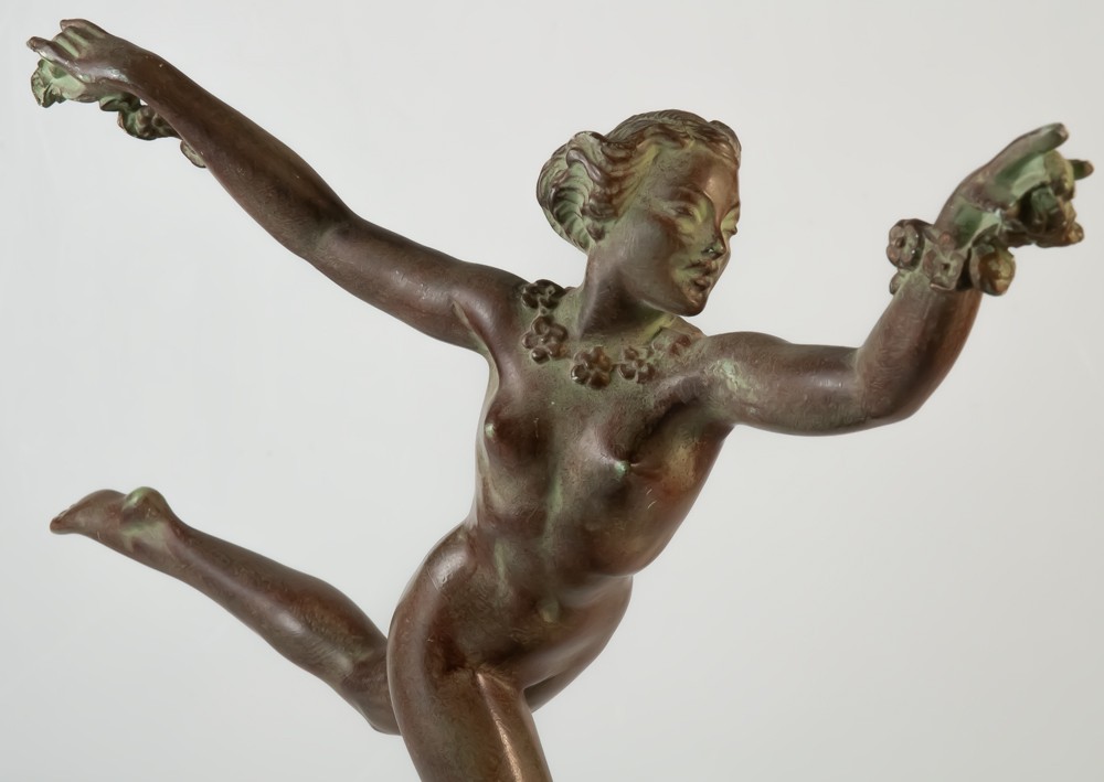 Max Le Verrier, Woman And Ibexes, "escapade" By Fayral-photo-3