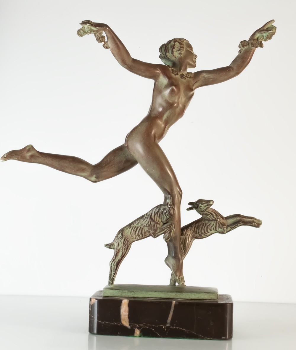 Max Le Verrier, Woman And Ibexes, "escapade" By Fayral