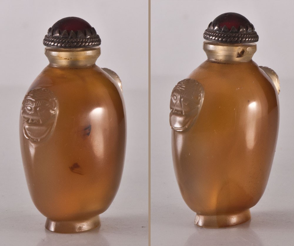 tabatière chinoise en pierre dure-photo-2