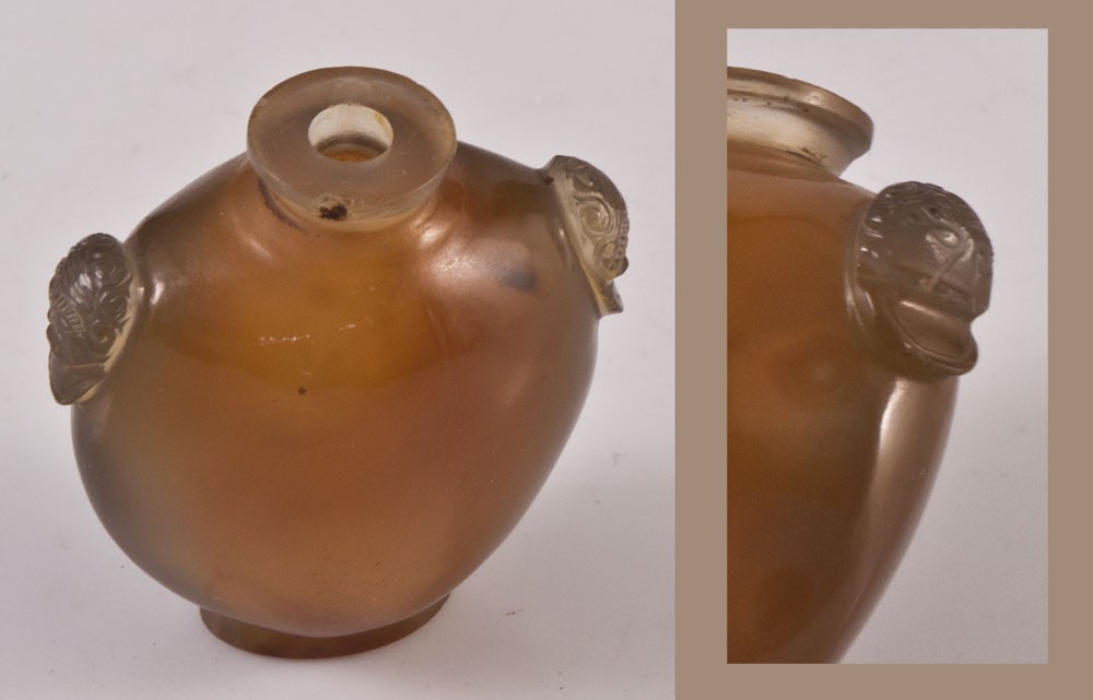 tabatière chinoise en pierre dure-photo-2