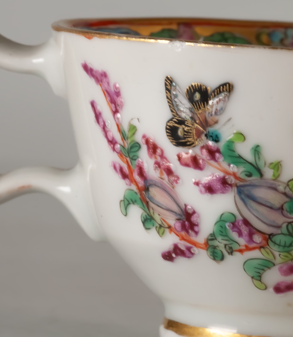 Tasse miniature asiatique en porcelaine de canton Chine -photo-6