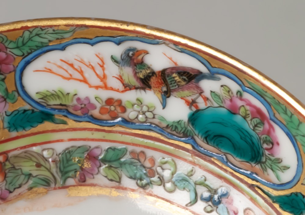 Tasse miniature asiatique en porcelaine de canton Chine -photo-8