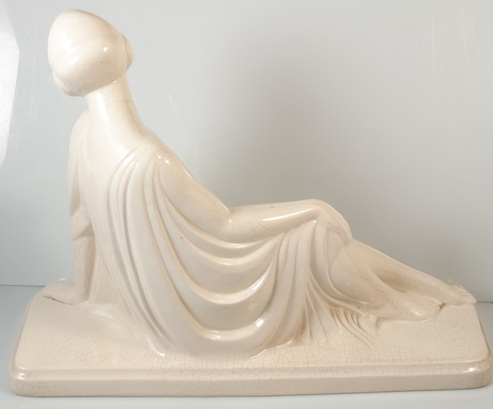 Onnaing femme en céramique Art Déco Made in France-photo-4
