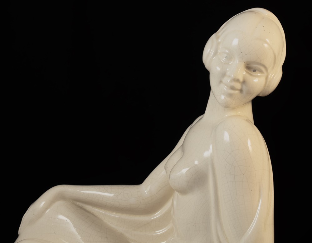 Onnaing femme en céramique Art Déco Made in France-photo-1