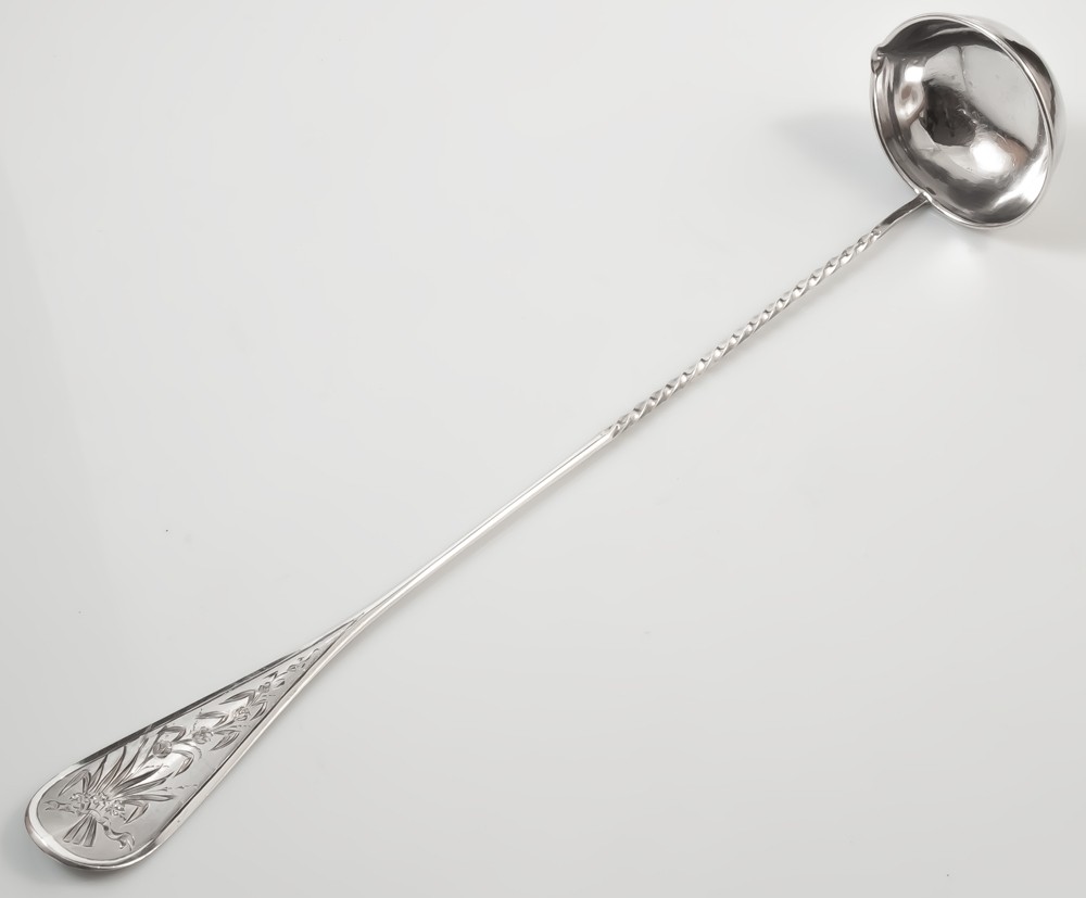 Solid Silver Punch Ladle